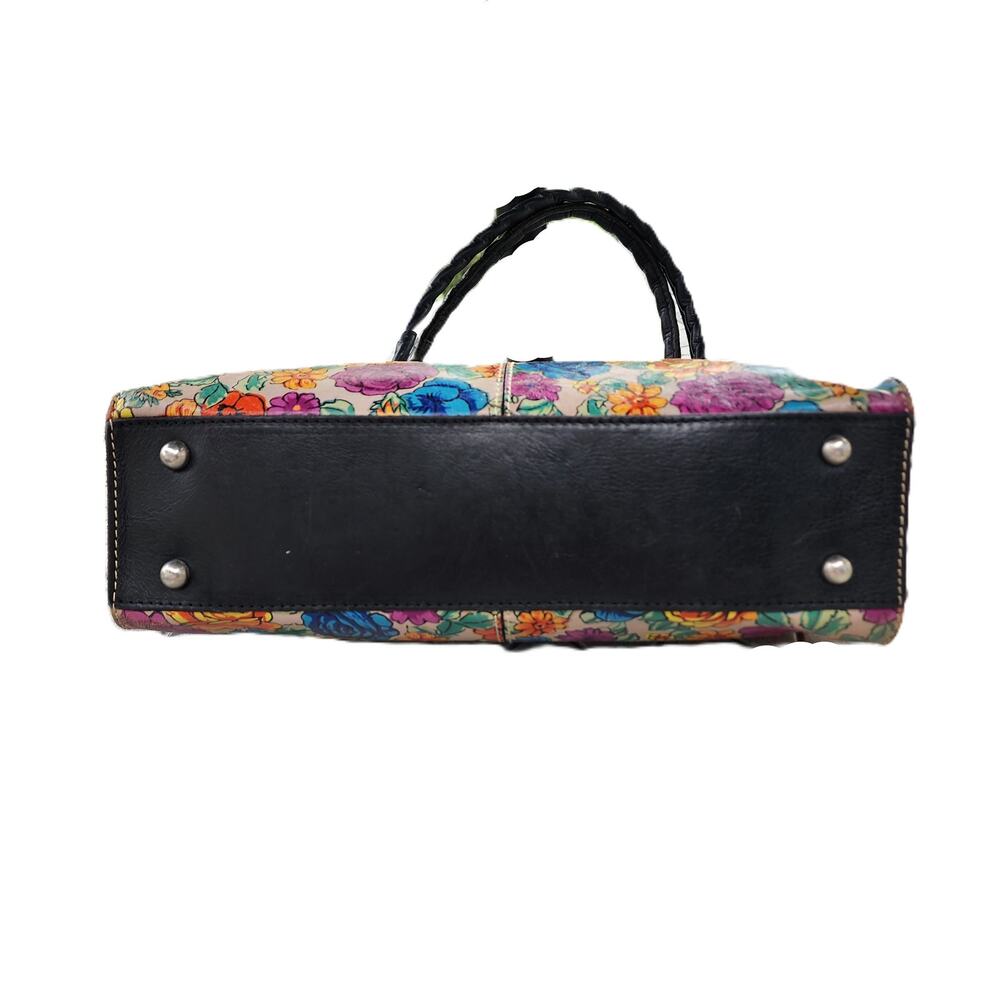 Vintage Patricia Nash Rienzo Floral Spanish Villa Shoulder Bag - Picture 10 of 12